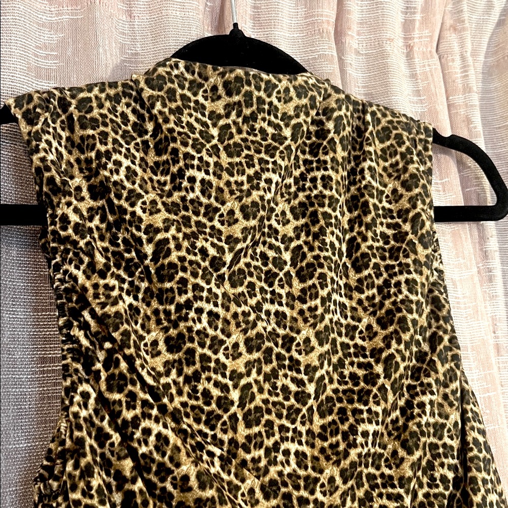 Miaou ‘Cam’ Chic Leopard Print Sleeveless Top, NEW - Picture 14 of 16